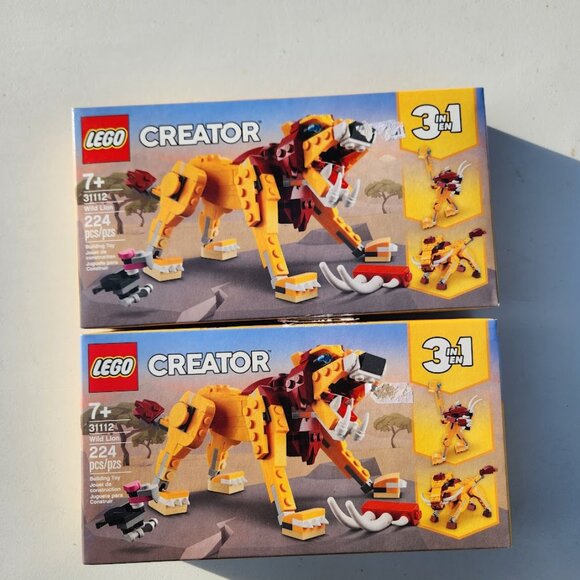 NEW LEGO Creator 3-in-1 BUNDLE Lion Safari 31112 Bundle Ostrich Warthog Pumba - Picture 2 of 9